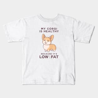 Low Fat Corgi Kids T-Shirt